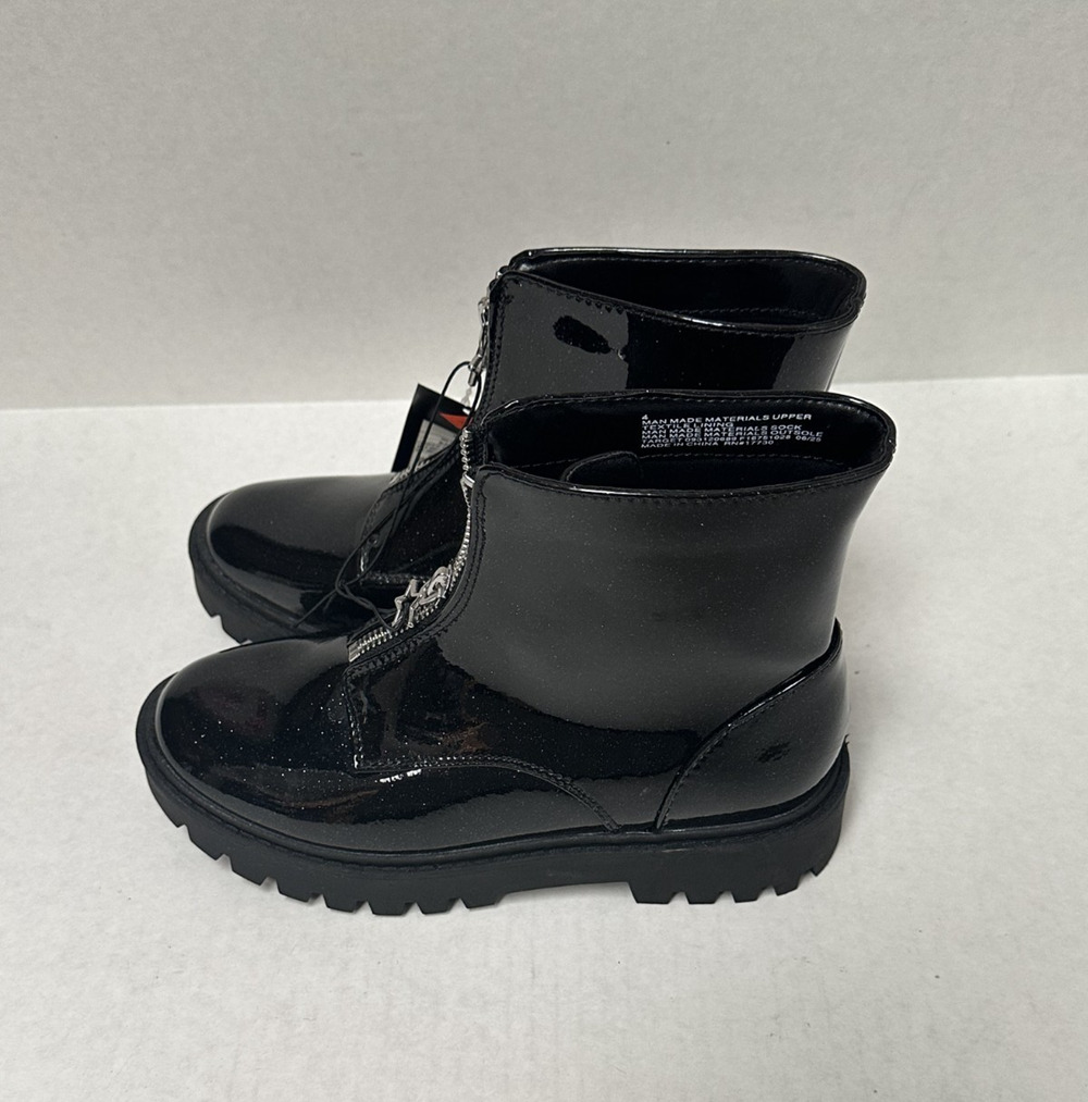 art class Kids' Girls Shoes Myra Chelsea Boots Black Size 4